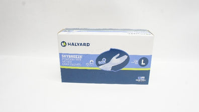 Halyard 47376 Skybreeze Powder-Free Nitrile Exam Gloves L (x) - Box of 200